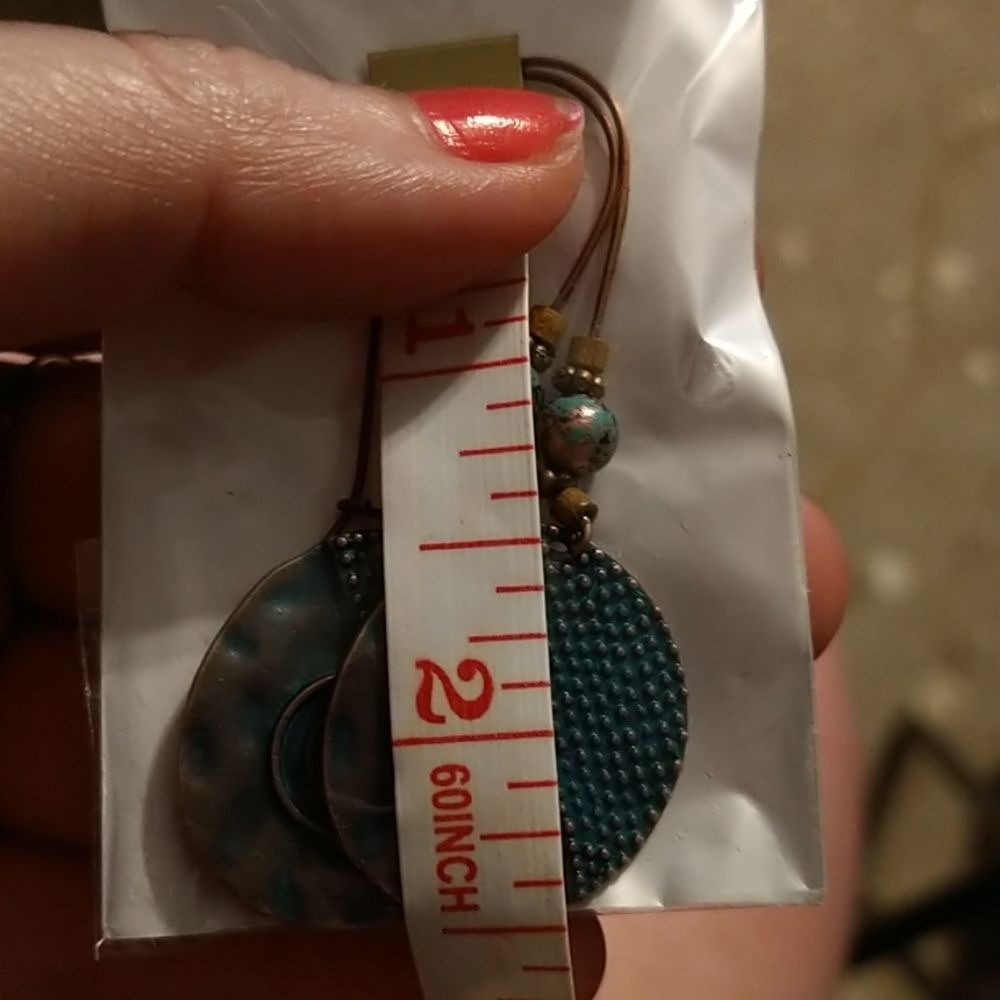 Beautiful Vintage Style Rustic Boho Earrings - Picture 7 of 8